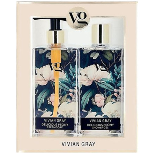 Набор Vivian Gray Delicious Peony: гель для душа и крем-мыло для рук, 2×350 мл
